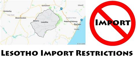 Lesotho Import Restrictions