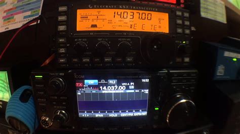 Icom IC 7300 Vs Elecraft KX3, FT4JA, April 2016 - YouTube