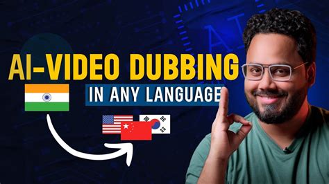 AI Video Dubbing Translate Any Video In Any Language YouTube