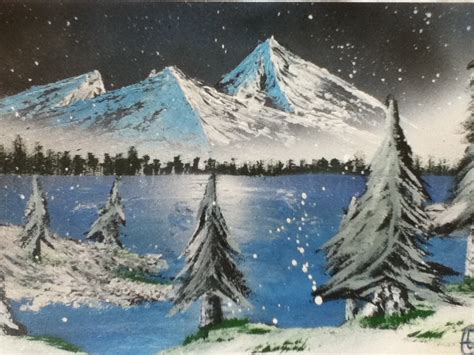 Winter Scene Drawing at GetDrawings | Free download