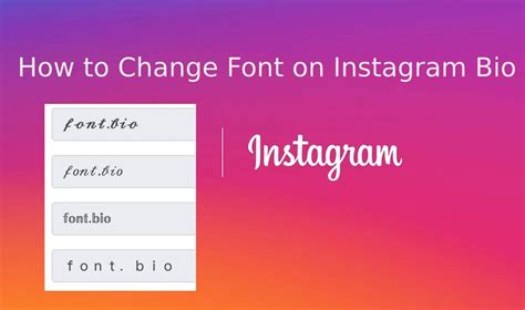 How to Change Font on Instagram Bio - Instagram Font Bio Generator