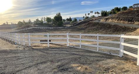 Ranch Rail Vinyl Fencing Rock Solid Fence