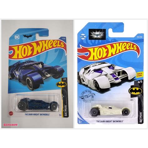 Jual Hot Wheels Batman The Dark Knight Batmobile Putih Hotwheels Biru