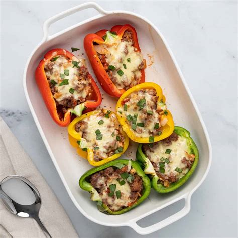 Stuffed Peppers Without Rice Recipe Diabetes Strong