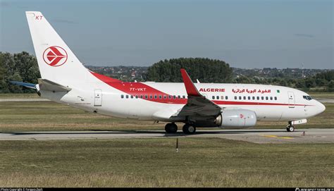 7T VKT Air Algérie Boeing 737 7D6C WL Photo by Forgacs Zsolt ID