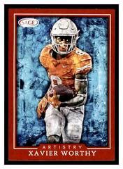 Xavier Worthy Silver ART XW Prices 2022 Sage Hit Artistry