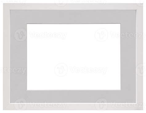 Black Picture Frame With Mat Png