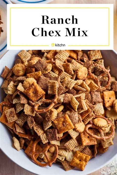 Ranch Chex Mix Recipe A Crunchy Diy Snack Idea