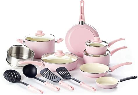 Tasty 24 Piece Titanium Ceramic Non Stick Cookware Set 56 OFF