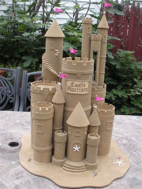 Sand Castle Mostly Cardboard Glue And Sandbut You Have To Put A