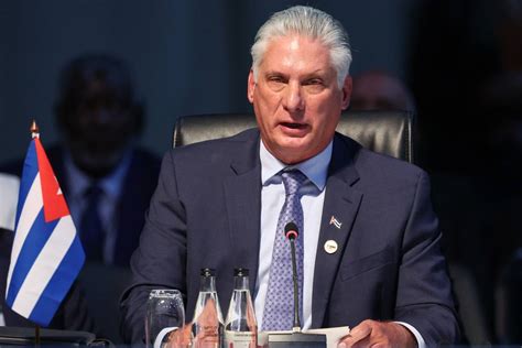 D Az Canel Acusa A Eeuu De La Crisis En Cuba Y A Figuras En Florida De