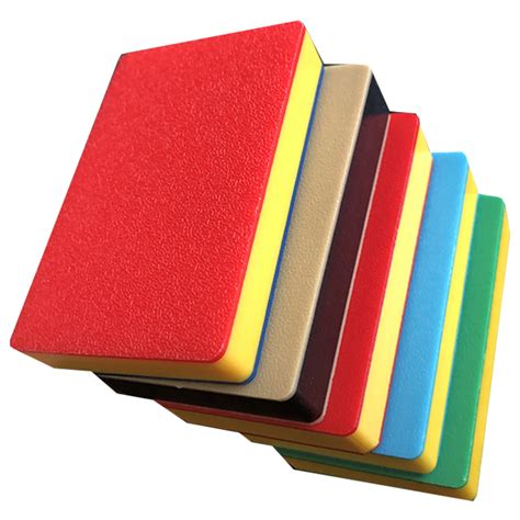 Plastic Two Color HDPE Colorcore HDPE Sheets Buy High Hardness Dual