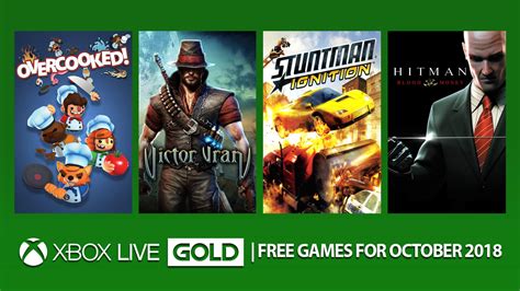 Xbox Live Gold Free Games For October 2018