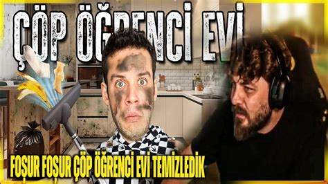 ELRAENN FOŞUR FOŞUR ÇÖP ÖĞRENCİ EVİ TEMİZLEDİK VİDEOSUNU İZLİYOR