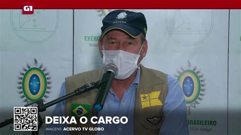 Vídeo G1 em 1 Minuto Ministro da Defesa Fernando Azevedo e Silva