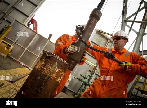 Stavanger Norway Oil Rig Workers Stock Photo Alamy