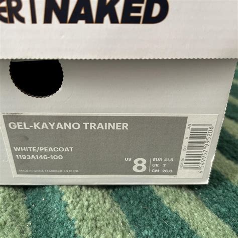 ASICS Tiger Naked Gel Kayano Sneakers White Peacoat Depop