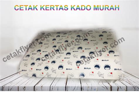 Cetak Kertas Kado Ukuran 84 X 59 5 Cm Murah