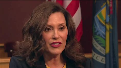 Governor Gretchen Whitmer speaks with 7 Action News after signing Red ...