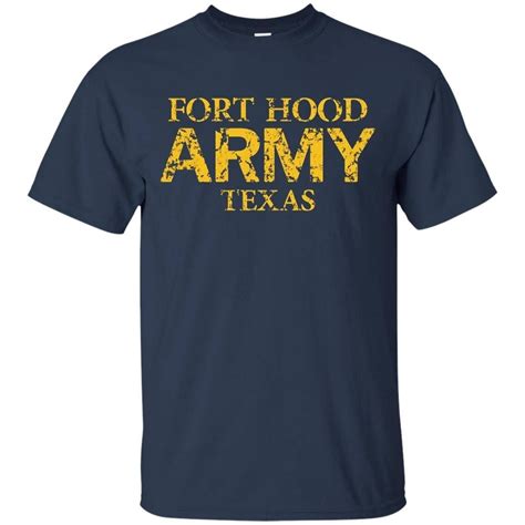 Us Army Fort Hood Texas Faded Grunge T Shirt Navy Fathers Day T