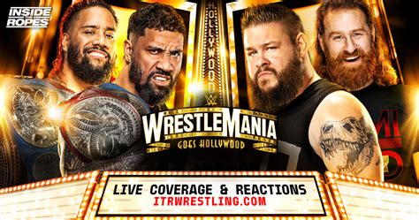 Wwe Wrestlemania Night One Live Coverage Results Reactions