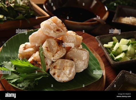 Pempek Bakar The Char Grilled Fish Cakes From Palembang South Sumatra