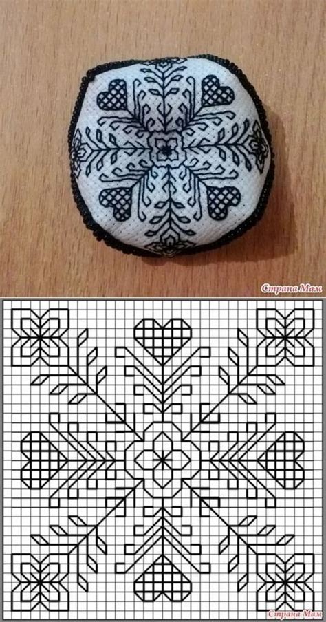 Pin De Sandra Royal En Blackwork Adornos Blackwork Patrones De