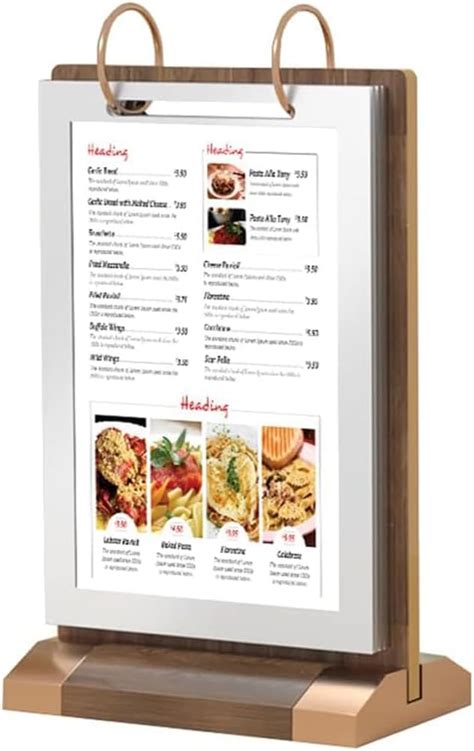 Sign Holder Poster Menu Holder Display Stands A4 A5 A6 Standing Flip