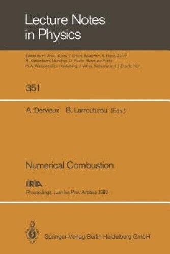 Numerical Combustion Proceedings Of The Third International Conference