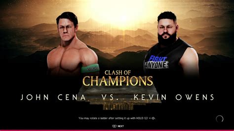 Wwe K John Cena Vs Kevin Owens One On One Youtube