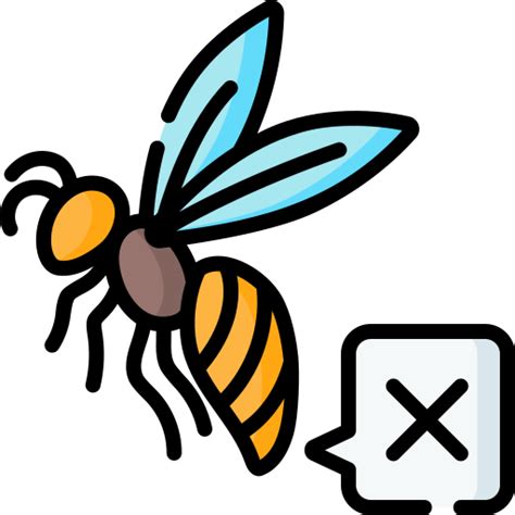 Bee Sting Allergy Free Medical Icons