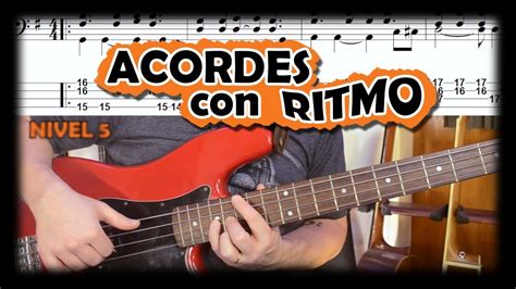 Tocando ACORDES con RITMO AK Clases de Bajo Eléctrico YouTube