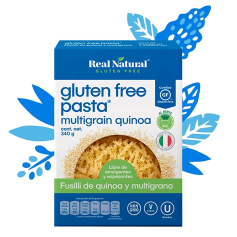 Fusilli De Quinoa Y Multigrano Sin Gluten Real Natural