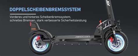 E Scooter HITWAY mit Straßenzulassung Elektroroller ABE Escooter 500W