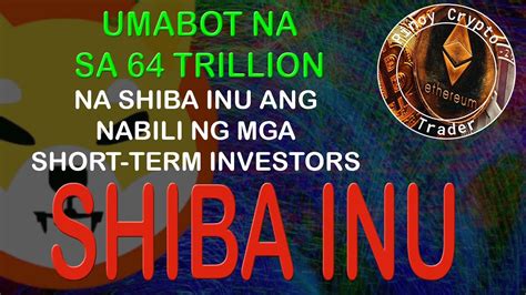 Trillion Na Shiba Inu Binili Ng Mga Short Term Investors Youtube