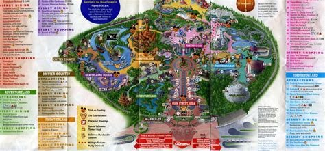 Printable Map Of Disneyland