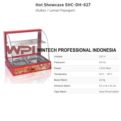 Jual Fomac Shc Dh Display Cabinet Food Warmer Mesin Penghangat