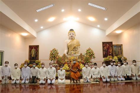 พิธีเจริญพระพุทธมนต์ เพื่อถวายเป็นพระราชกุศลเเละพิธีเเสดงพระธรรมเทศนา