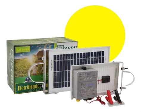 Kit Aparelho De Choque Cerca El Trica Rural Solar Km Zebu Frete Gr Tis