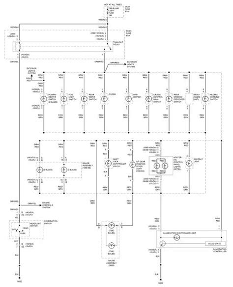 Isuzu Rodeo Wiring Diagram Tail Lights