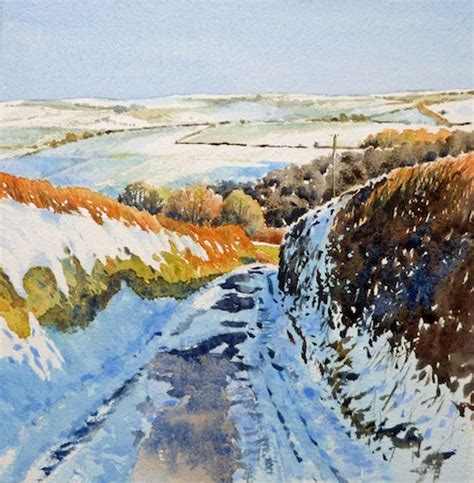 How To Paint A Winter Landscape In Watercolour Artists Illustrators