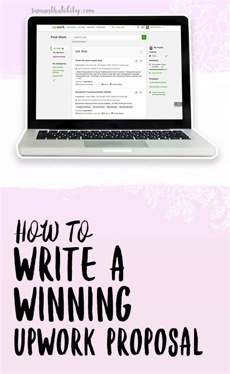 A Step By Step Guide To Writing A Winning Upwork Proposal Freelancing