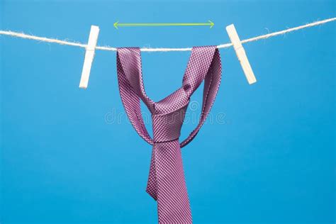 Necktie and tie on a rope stock photo. Image of dressing - 152912950