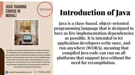 Ppt Java Training In Chandigarh Powerpoint Presentation Free