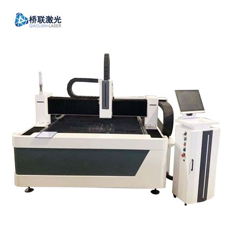 Single Bed Fiber CNC Laser Cutting Metal Machine With Baichu Controller