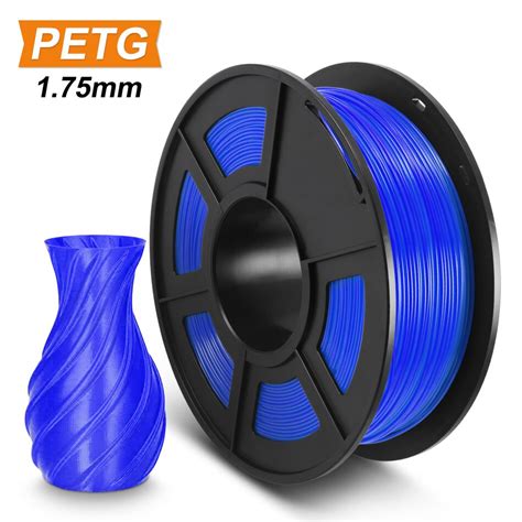 SUNLU 1 75 PETG 3D yazıcı Filament saydam PETG 3d Filament 1KG makara