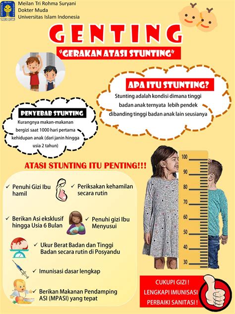 Poster Dan Leaflet Stunting Uptd Puskesmas Tangen