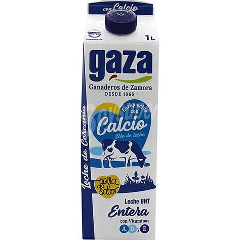 Gaza Leche Entera Uht Con Calcio Brik L Unidades