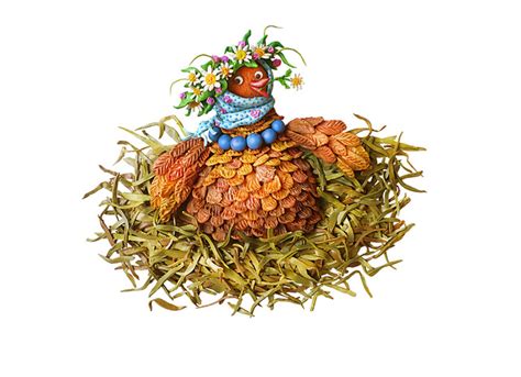 Иллюстрация "Курочка Ряба" для обложки в стиле