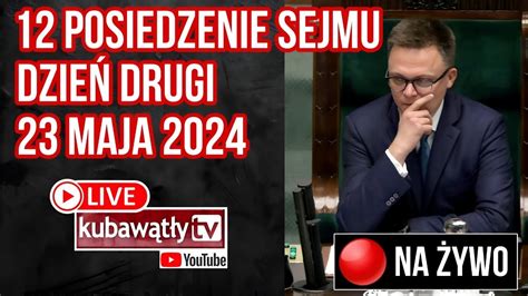 CZY ZIOBRO STRACI IMMUNITET 12 POSIEDZENIE SEJMU DZIEŃ DRUGI 23